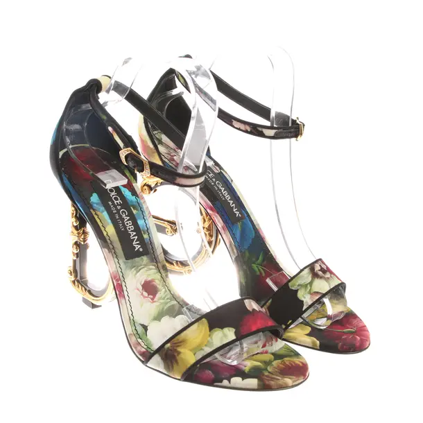 Heeled Sandals in Multicolored, , Dolce & Gabbana