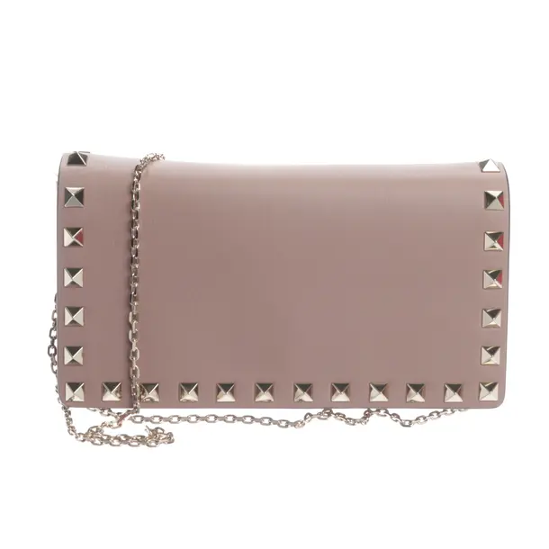 Abendtasche in Braun, Leder, Valentino