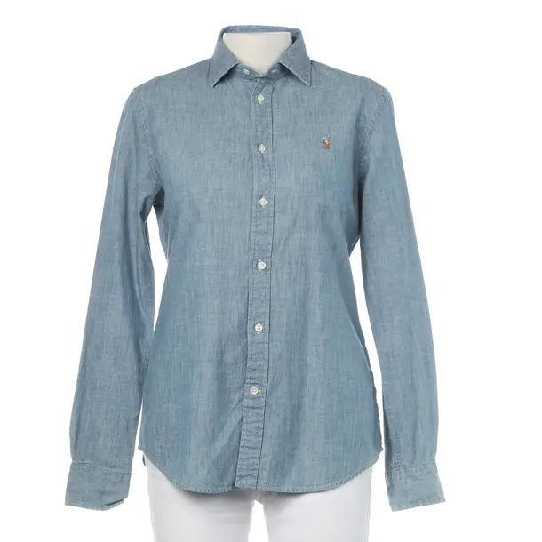 Blouse in Blue, Cotton, Polo Ralph Lauren