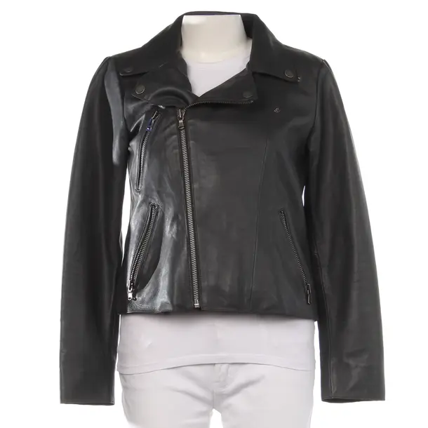 LeatherJacket in Gray, Leather, Mos Mosh