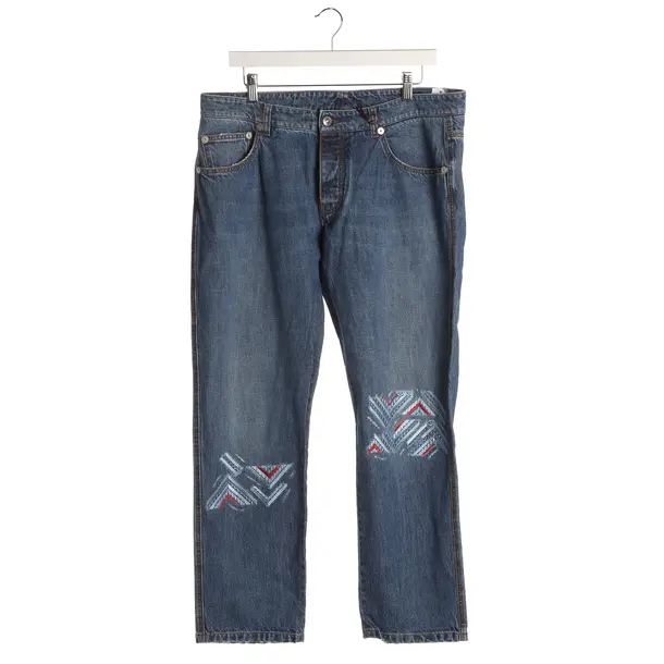 Straight Fit Jeans in Blue, Cotton, Ermanno Scervino