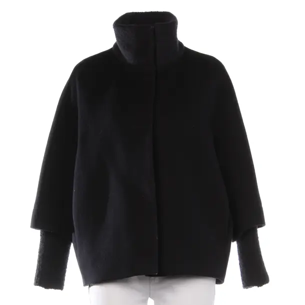 Mid-Season Coat in Blue, Wool, Peserico