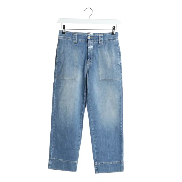 Jeans Straight Fit in Blau, Baumwolle, Closed