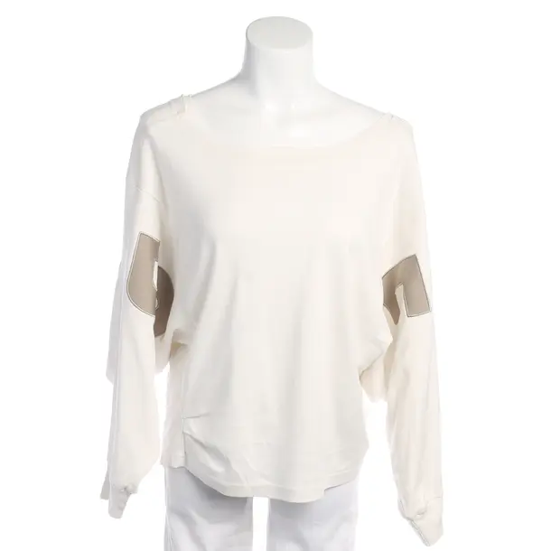 Sweatshirt in Weiß, Baumwolle, Elias Rumelis