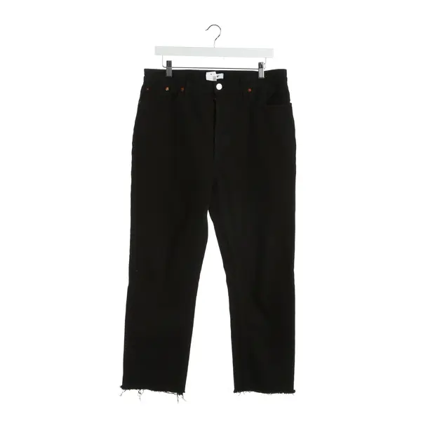 Straight Fit Jeans in Black, Cotton, Re/Done