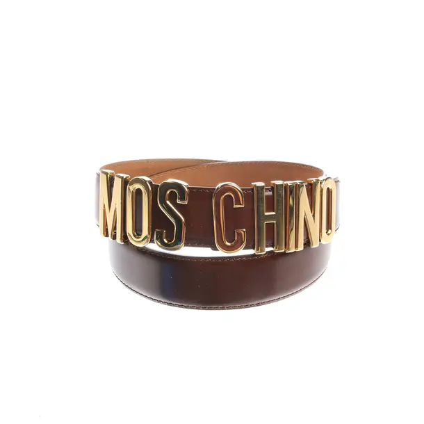 Belt in Brown, Leather, Moschino