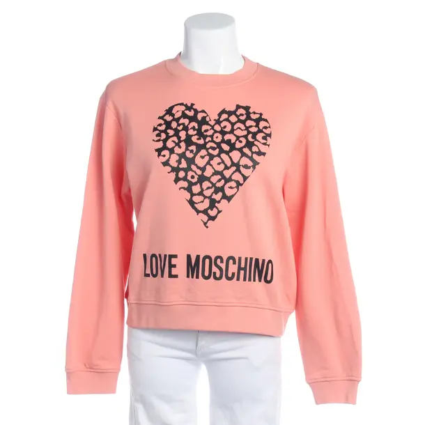 Sweatshirt in Orange, Cotton, Love Moschino