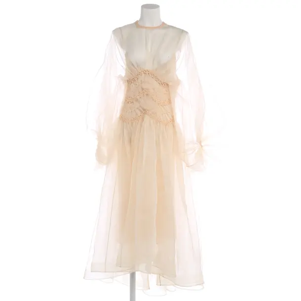 Cocktailkleid in Orange, Seide, Zimmermann