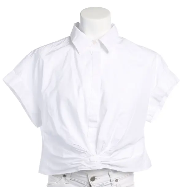 Bluse in Weiß, Baumwolle, Lauren Ralph Lauren