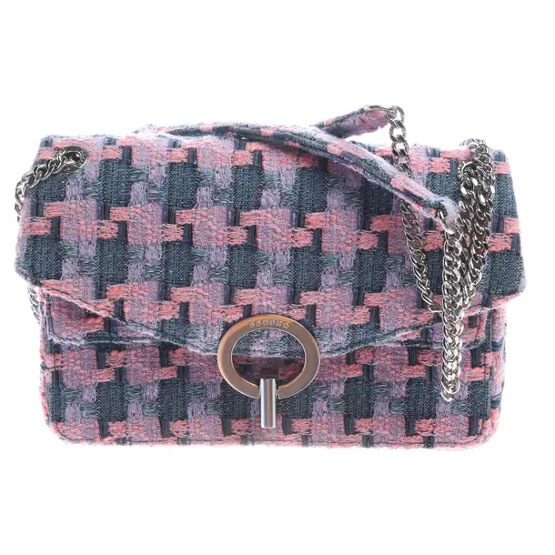 Shoulder Bag in Multicolored, Cotton, Sandro