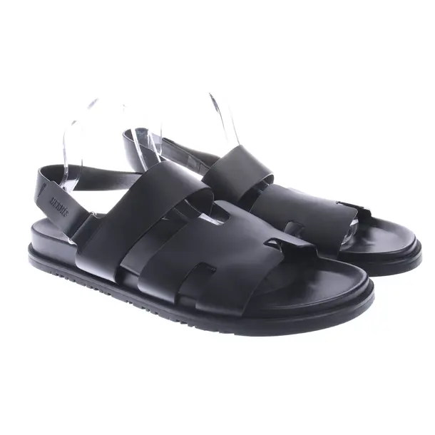 Sandals in Black, , Hermès