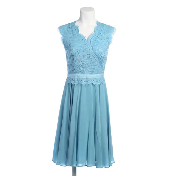 Cocktailkleid in Blau, Seide, Talbot Runhof