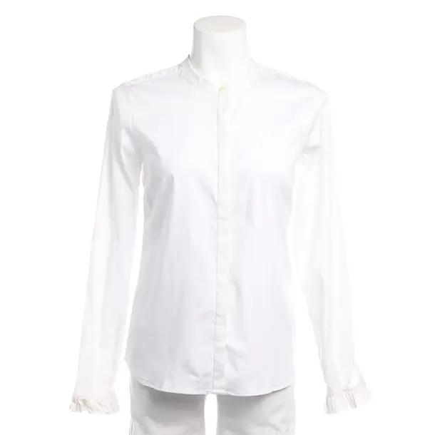 Blouse in White, Cotton, Mos Mosh