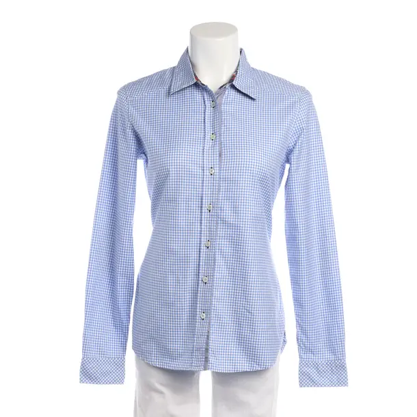 Bluse in Blau, Baumwolle, Van Laack