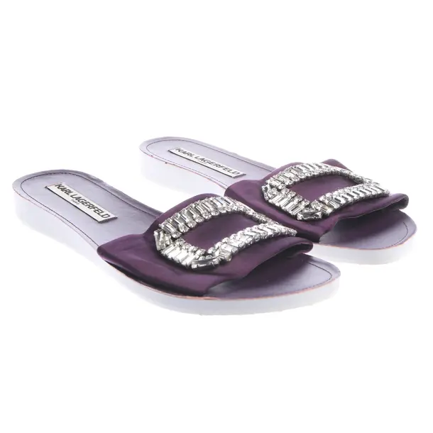 Sandalen in Lila, , Karl Lagerfeld