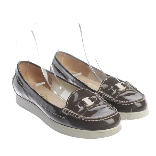 Flats in Brown, , Salvatore Ferragamo