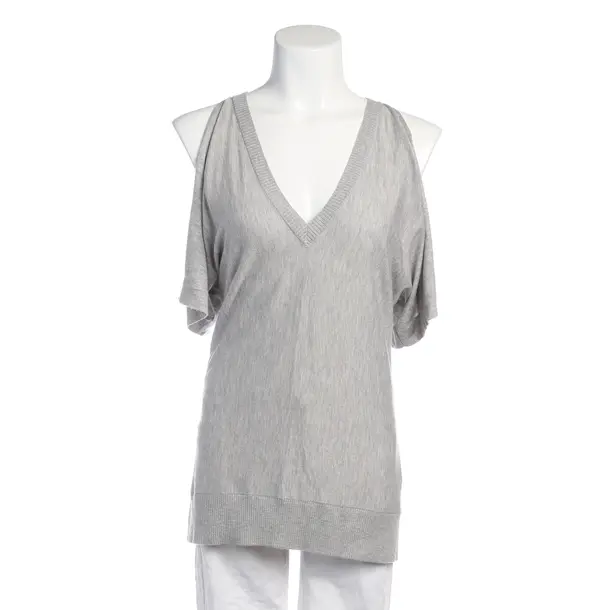 Shirt in Grau, Viskose, Michael Kors
