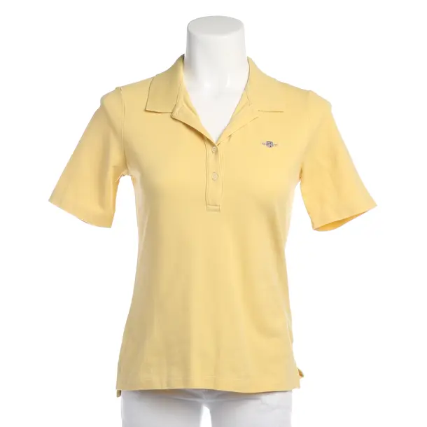 Poloshirt in Gelb, Baumwolle, Gant