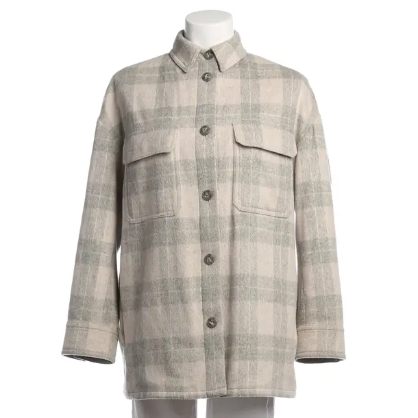 Mid-Season Jacket in White, Wool, Vince