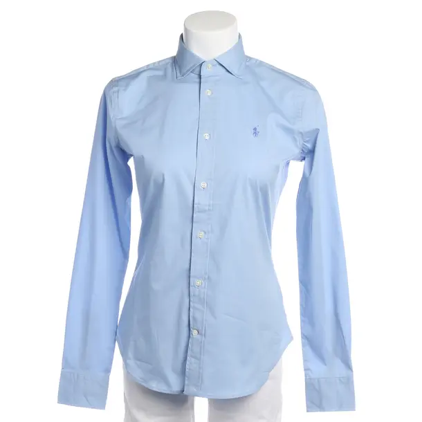 Bluse in Blau, Baumwolle, Polo Ralph Lauren