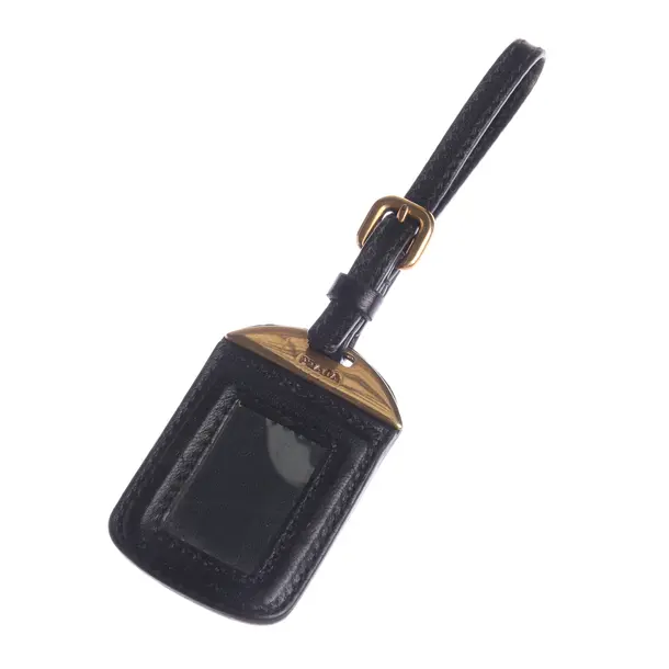 Pendant in Black, Leather, Prada