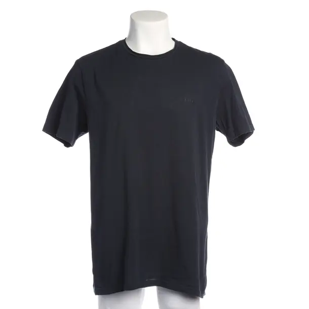 T-Shirt in Blau, Baumwolle, Hugo Boss Black Label