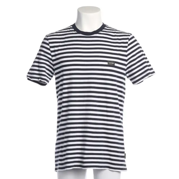 T-Shirt in Blau, Baumwolle, Calvin Klein