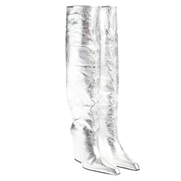 Stiefel in Metallic, , Paris Texas