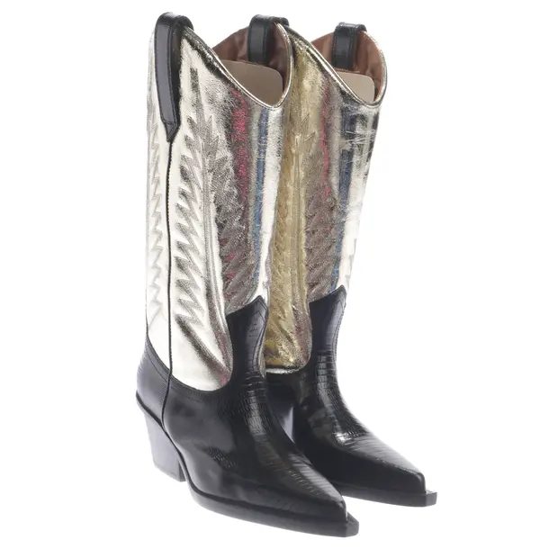 Boots in Metallic, , Paris Texas