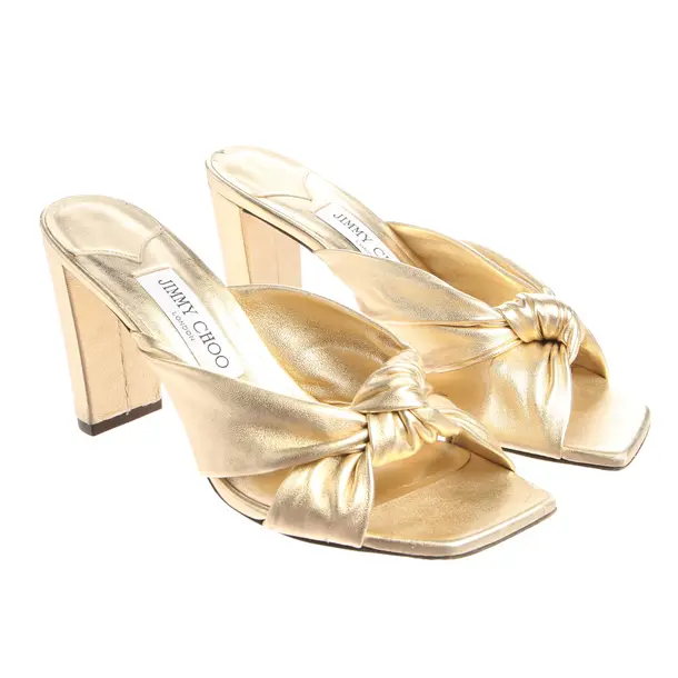 Sandaletten in Metallic, , Jimmy Choo