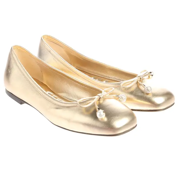 Ballerinas in Metallic, , Jimmy Choo