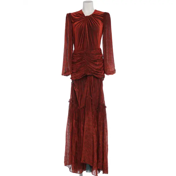 Kleid in Orange, Polyester, Costarellos