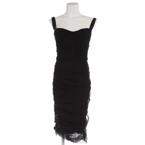 Cocktail Dress in Black, Cotton, Dolce & Gabbana