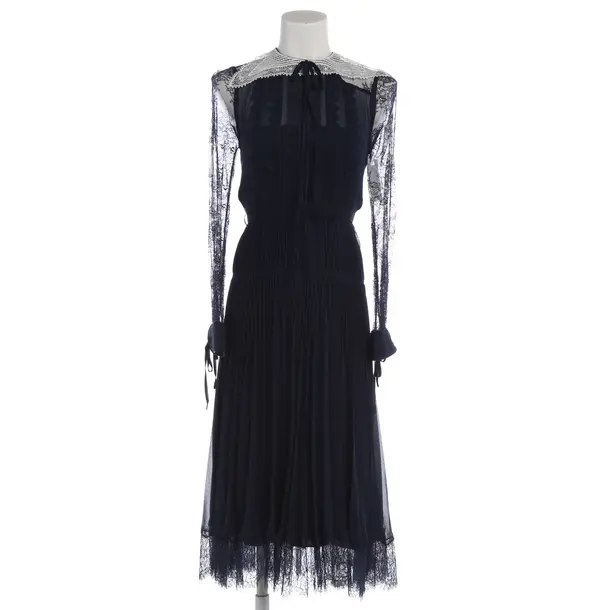Cocktailkleid in Blau, Polyester, self-portrait