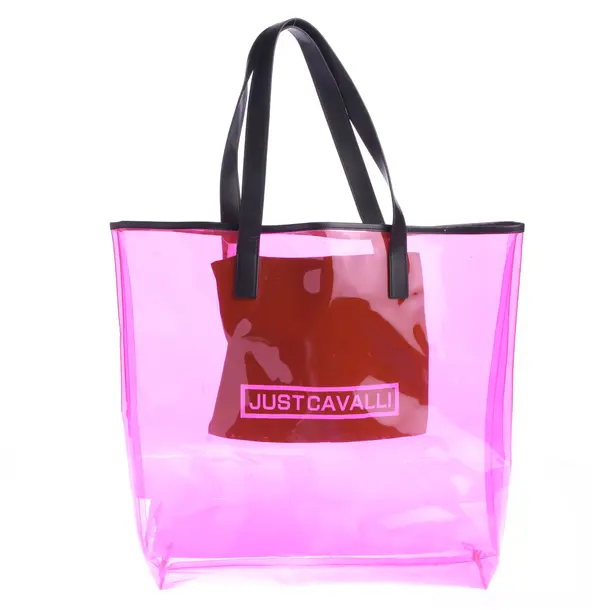 Shopper Bag in Neon, Polyvinyl, Just Cavalli