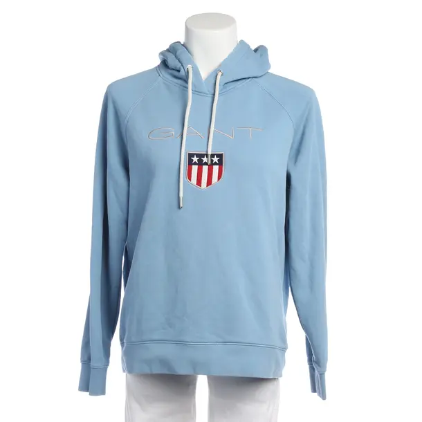 Hoodie in Blau, Baumwolle, Gant