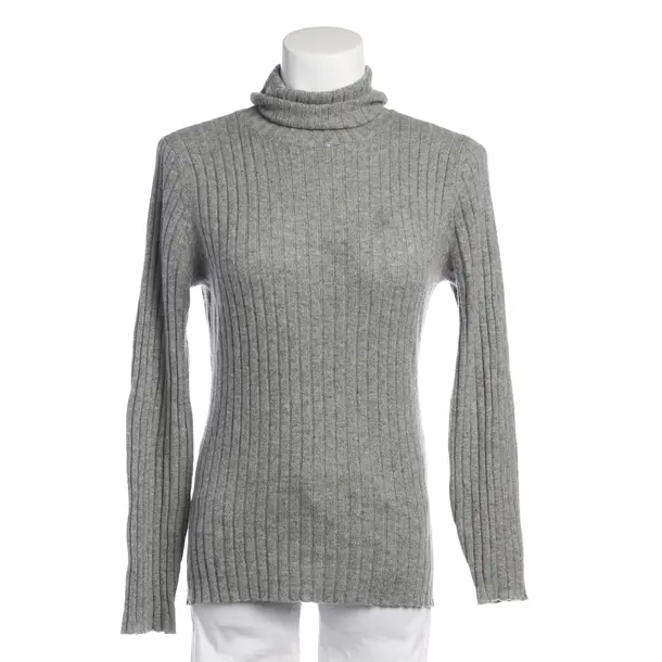 Kaschmirpullover in Grau, Kaschmir, Jardin des Orangers