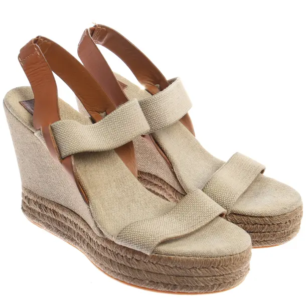 Wedges in Weiß, , Tory Burch