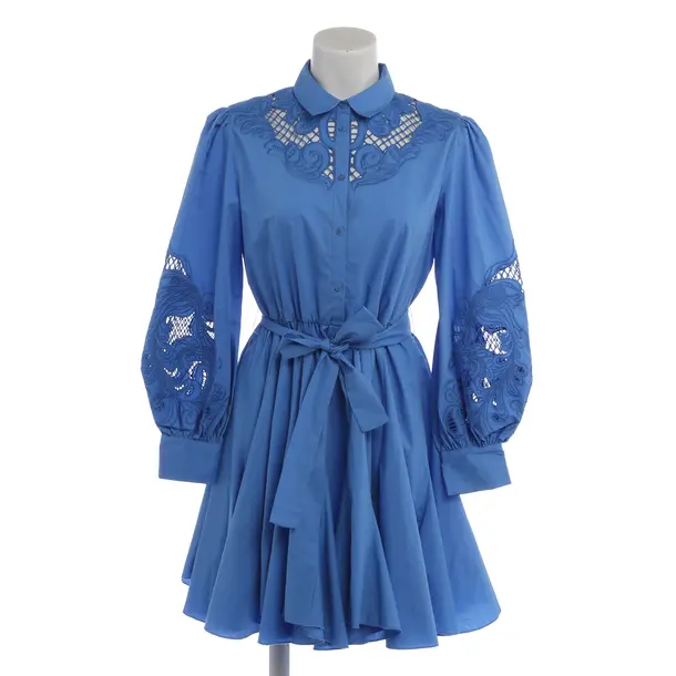 Kleid in Blau, Baumwolle, Maje