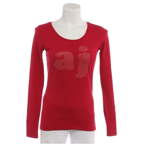 Long Sleeve Shirt in Red, Cotton, Armani Jeans