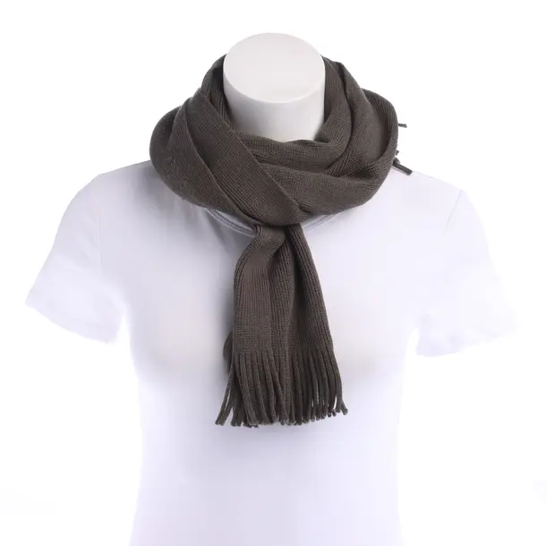 Scarf in Green, Wool, Hugo Boss Black Label