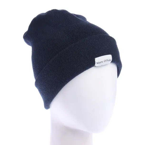 Beanie in Blue, Cotton, Marc O'Polo