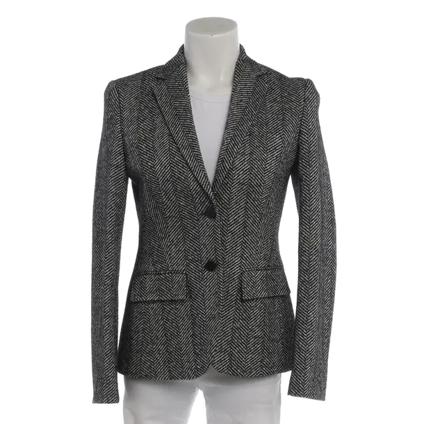 Blazer in Gray, Viscose, Strenesse