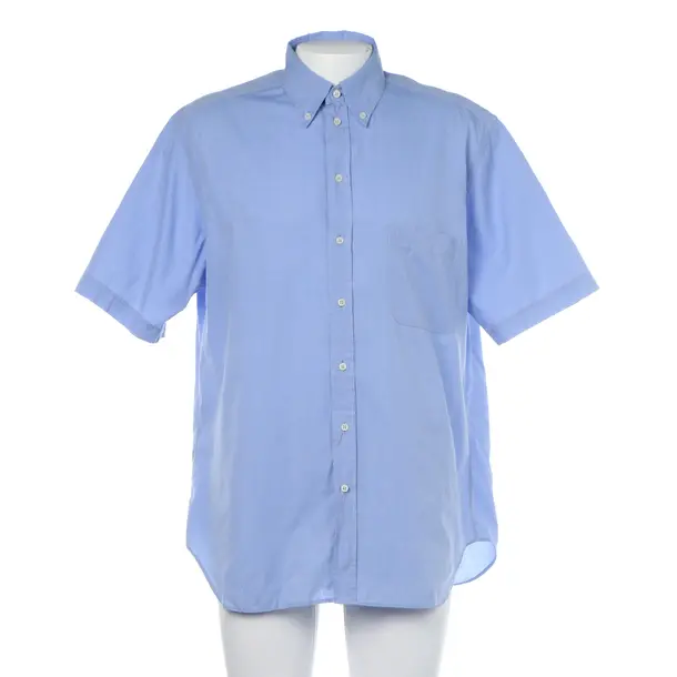 Hemd in Blau, Baumwolle, Giorgio Armani