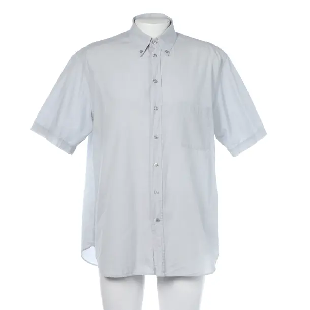 Hemd in Blau, Baumwolle, Giorgio Armani