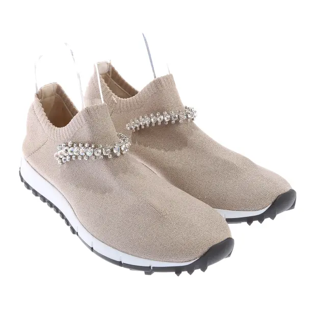 Sneaker in Metallic, , Jimmy Choo