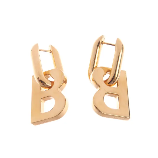 Earrings in Metallic, Metal (metallic, metallized), Balenciaga