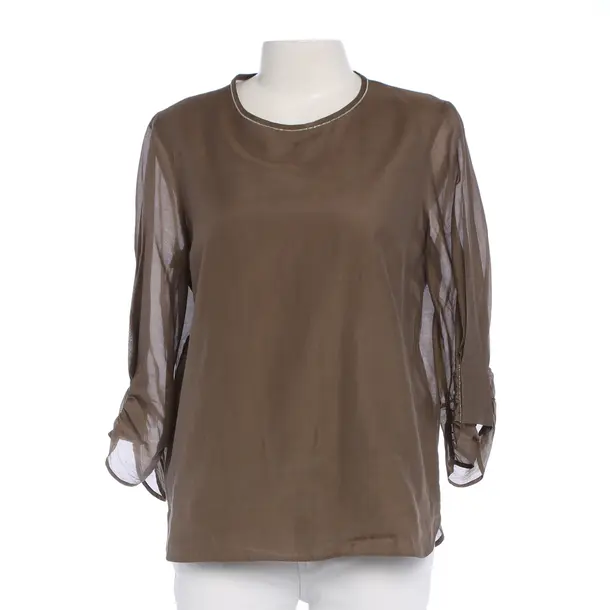 Bluse in Braun, Baumwolle, Peserico