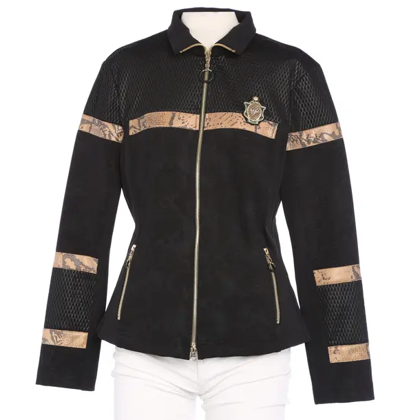 Sommerjacke in Schwarz, Baumwolle, Sportalm