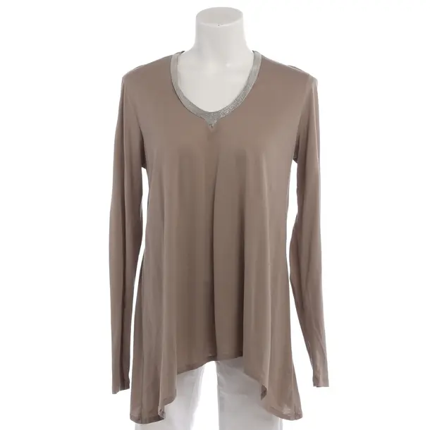 Longsleeve in Braun, Baumwolle, Brunello Cucinelli